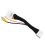 Car 24Pin Video Input Switch Reverse Parking Camera Adapter Cable for Stepway Vivaro Sandero 4 3