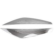 Car ABS Chrome Front Plated Headlight Cover Head Light Lamp Eyelid Eyebrow Trim Fit for Escape 2017-2018