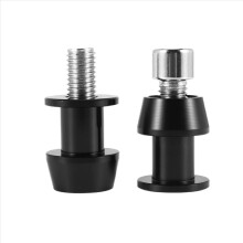 2X Motorcycle CNC Swingarm Swing Arm Spool Sliders Stand Bobbins 10mm for 250 ER6 Z ER6F - Black