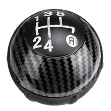 5 Speed Gear Shift Knob Transmission Lever Manual for 2012-2018 Carbon Fiber Styling 55344048