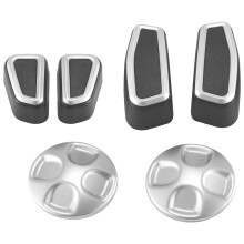 Car Seat Side Adjustment Button Cover Trim Parts for 2014-2021 2016-2021 Quattroporte 2013-2021