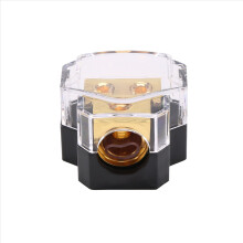 Car Audio Amplifier Power Distribution Block 1 in 2 Out Way Ground Distributor Blocks Splitter