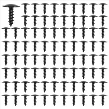 100Pcs Car Engine Under Cover Splash Guard Self-Tapping Screws 5mm N90974701 for - A4 A3 A5 A6 A7 A8 Q5 Golf