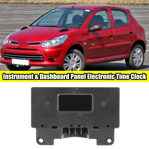 Car Instrument & Dashboard Panel Electronic Time Clock for 206 C2 6155CN 2