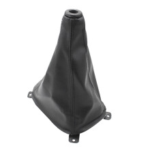 Car PU Leather Manual Gear Shift Lever Dust Cover for Black