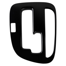 Car Black Central Gear Shift Knob Panel Frame Decoration Cover Accessories for 2020 2021 RHD