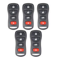 XKNI00EN Universal Wire Remote Key Fob Flip Separate 4 Button for Style VVDI Tool 5Pcs/Lot