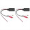 2Pcs Car Universal Wireless Bluetooth Module Music Adapter Aux Audio Cable 1
