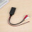 2Pcs Car Universal Wireless Bluetooth Module Music Adapter Aux Audio Cable 7