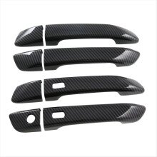 Cat Exterior Door Handle Cover Trim for -X MUX 2022 2023 RHD Accessories Carbon Fiber