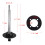 Adjustable Throw Short Shifter Knob for 85-10 E30 E36 E46 E34 E39 Z3 Black 3
