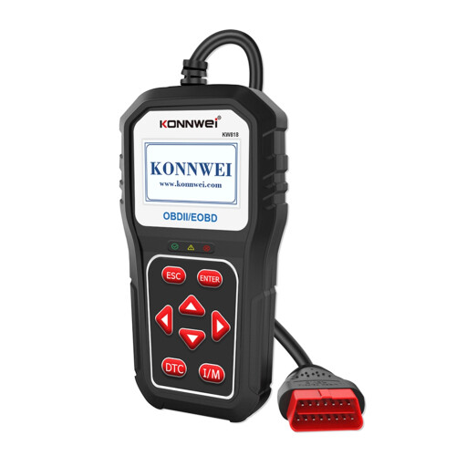 KW818 OBD2 Scanner 12V Car Diagnostic Instrument Engine Tool