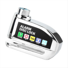 Bicycle Electric Vehicle Motorcycle Wheel Disc Brake Lock Security Anti-Theft Padlock Silver