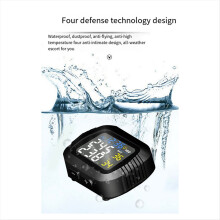 Motorcycle Tire Pressure Monitoring System Infrared Sensor with 2 External Sensors Moto Tyre