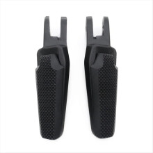 Motorcycle Front Footrest+Cover for 1200 937 821 S Foot Rests Footpegs Pedals Black