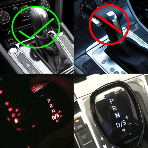 Electronic Shift Handle LED Gear Knob Golf MK6 MK7 B7 B8 MK2 White Light 1