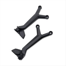 Motorcycle Footrests Foot Rest Bracket for Trident 660 TRIDENT660 2021-2024 Rear Passenger Footpegs Kit Black