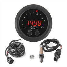 Universal 12V 52MM Integrated Air Ratio Gauge LED Digital Display with Wideband O2 Oxygen Sensor