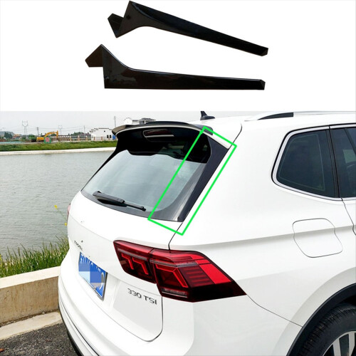 Car Rear Window Side Spoiler Splitter for MK2 2017-2023 1