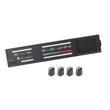 55519-89143 5551989143 Car Heater Climate Control Panel with 4 Knobs A/C Faceplate for Pickup 1988-1984