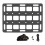 Vehicle Rigid Insert Rack Panel Car Rear Seat Back Headrest Visor Organizer Storage Cover 1