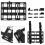 Vehicle Rigid Insert Rack Panel Car Rear Seat Back Headrest Visor Organizer Storage Cover 2