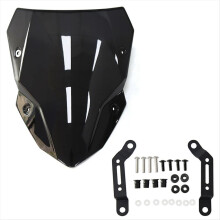 Motorcycle Windscreen Windshield Wind Deflectors for Z500 Z 500 SE ABS 2024 2025 Black