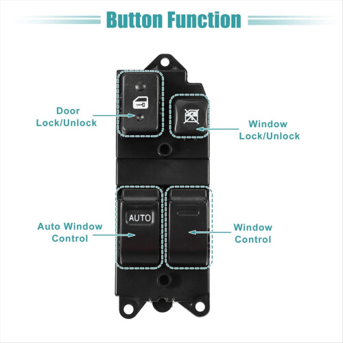 Power Window Control Switch Replacement 84820-16060 for MR2 T100 Accessories 2