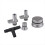 PCV Reroute & Resonator Kit for 2004-2010 6.6L Silvery 1