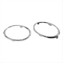 Chrome Car Front Fog Light Rings Trim Cover for A4 B8 2009-2012 Accessories