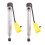 2pcs 4M0823823 Release Device Hood Hinge Actuator Impact Sensor for 10