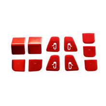 Glass Lift Button Stickers Window Protection Plate Aluminum Alloy Car Interior for Y