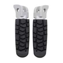 Motorcycle Pegs Rest Front Footrests Footpegs Pedals Kit for 690 790 890 690Duke 790Duke 890Duke 2018-2024 Silver