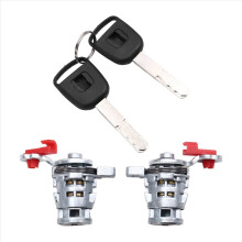 Car Door Lock Set with Keys Cylinder 72145-S73-003 72146-S73-003 for 2002-2005