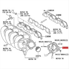 Car Throttle Body Valve Assy 22030-0D030 22030-22041 for Matrix 2005-2008 1.8L 22030-0D031