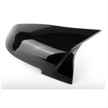Car Rearview Mirror Cover for 1 2 3 4 Series X1 F20 F22 F30 View Bright Black