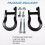 1 Pair Front Tow Hooks for 1500 2007-2019 84072463 9