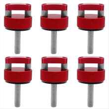 6Pcs Hardtop Bolts Screw Quick Removal Fastener Thumb Nut Kit for JK 2007-20018 JL 2018-2022