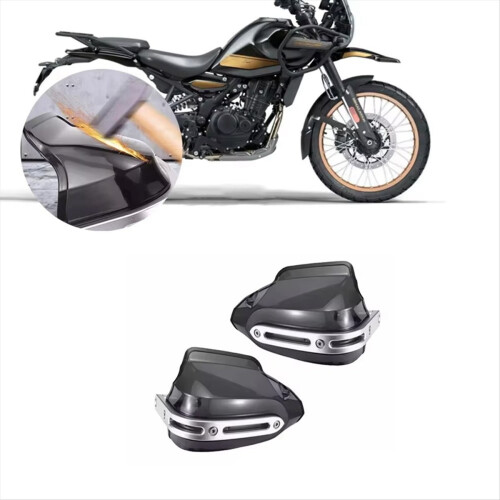 Motorcycle Handguard Wind Deflector Shield Hand Protector Falling Protection for 450 2024+ Black 2