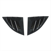 Rear Window Shutters Triangle Cover Trim Stickers for A90 A91 2019-2025 Accessories