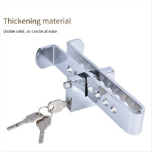 Car Adjustable Clutch Lock Universal Brake Pedal BrakeThrottle Security Anti-Theft Tool 21.5cm
