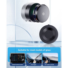 Cooling Car Magnetic Vacuum Phone Holder in 15W Wireless Fast Charger Bracket Universal GPS Stand
