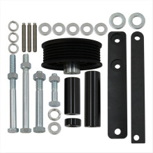 Car Off Road Air Pump Kit Pulley for C4 L98 -1991 Black