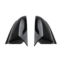 Car Rearview Side Mirror Cover Wing Cap Exterior Door Housing Shell Trim ABS Sticker for US 2012-2015,B