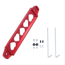Universal Car Battery Aluminum Alloy Hold Down Bracket Fixed Mount Holder Brace Bar
