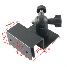 Solar Panel Bracket White for Car Roof Rain Gutter Special Aluminum Alloy