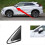 For Eclipse 2018-2021 Side Mirror Triangle Corner Cover Window Garnish Panel 7407A521 L 3