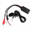 Universal Car Bluetooth AUX Wireless Adapter Audio Phone Hands-Free Microphone UX-in Input 1