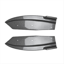 Car Rear Bumper Lip Diffuser Splitter Winglet Apron Spoiler Carbon Fiber Trim for X4 G02 2018-2021