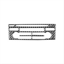 For 718 982 2016-2022 Carbon Fiber Car Center Console Radio CD Panel Cover Sticker Trim Interior Accessories